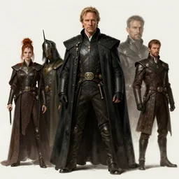 Harkonnen and Atreides soldiers concept art, Denis Villeneuve, trending on Artsation, Cinematographic,