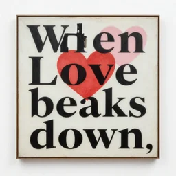 When love breaks down, by Tadanori Yokoo