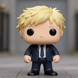 A funko pop of Boris Johnson
