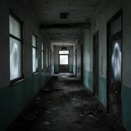 of the haunted abandoned hallways of pilgrim state psychiatric center showing scary flashes of the ghost of its long dead patients