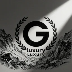 underground luxury, logo, digital art, drawing.