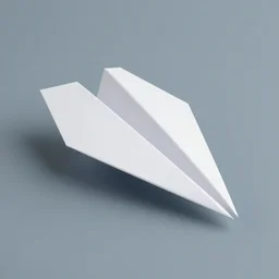 a paper plane