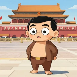 Tianemen Square Mr Bean