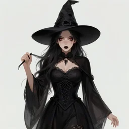 beautiful female character inspired by all hallows eve witch | | digital artwork made by clive barker, david cronenberg and dario argento, symmetrical rim light, anatomically correct