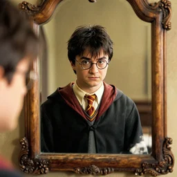 a mirror showing harry potter his deepest desires
