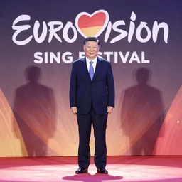 xi jinping participating at eurovision songfestival