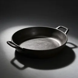 minimal iron cast pan inspired by JAchille Castiglioni
