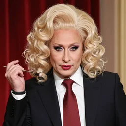 Vladimir Putin as a drag queen funky pop doll