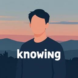 the joy of knowing, a simple textured vector based illustration, critical detail, contrasting colors, sharp focus, atmospheric dreamscape painting, wlop by ( ross tran )