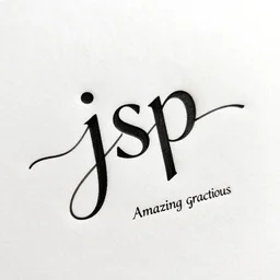 signature for a person with the letters jsp, beautiful, amazing gracious