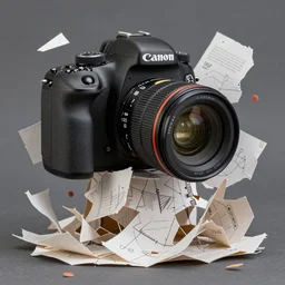 intelligence emerging in large language model artificial intelligence. canon 5 d 5 0 mm lens. chaotic papier - mache