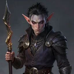a detailed portrait of goblin pyromancer, by victo ngai and justin gerard, digital art, realistic painting, very detailed, fantasy, character design, dnd, trending on artstation