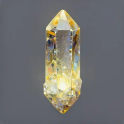 a painterly stylized!! glowing bismuth crystal!! by james gilleard