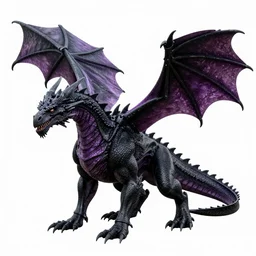 black and purple dragon by H R Giger