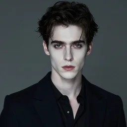 beautiful young man pale skin dark hair royal aesthetic photo by annie leibovitz