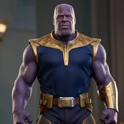 Thanos as vin diesel, photorealistic, cinematic