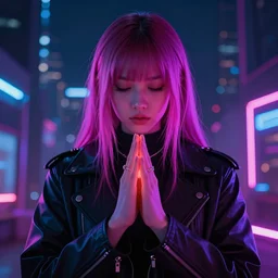 neon god they prayed, cyberpunk