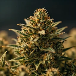 close up of weed, cinematic look, god lighting, 4 k