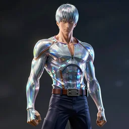 a hologram of saitama