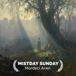 a misty sunday morning in the underworld, by mordecai ardon (art nouveau)