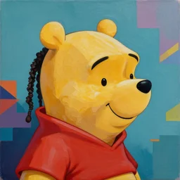 Pooh Shiesty profile picture by Sachin Teng, asymmetrical, Organic Painting , Matte Painting,  geometric shapes, hard edges, graffiti, street art:2 by Sachin Teng:4