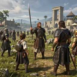hyper realistic image of age of civilisation 3