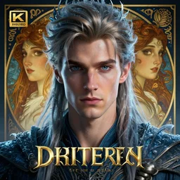 ( ( ( hyperrealist portrait of a young ice wizard from dragons and dungeons. ) ) ) by jeremy mann and alphonse mucha, fantasy, photorealistic, octane render, unreal engine, dynamic lighting, bet face, handsome man, beautiful, wlop, cute, perfect factions, perfect man, trending on artstation, poster, volumetric lighting, very detailed faces, 4 k, award winning
