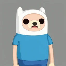portrait of finn from adventure time _ hyperrealism _ by terese nielsen