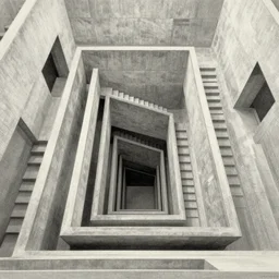 architecture, labyrinth, escherian stairwell, penrose stairs, infinite stairways, never ending hallway, corridor, brutalist concrete structure, relativity, lithograph, insanely detailed and intricate, manga, etching by giovanni battista piranesi, m. c. escher, gustave dore, tsutomu nihei, junji ito, kentaro miura, suguru tanaka