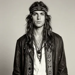 hippy model photograph by james jean, rutkowski, ansel adams