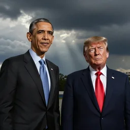 barack obama and trump
