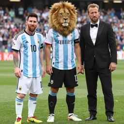 harry kane cosplay lionel messi, nendroid, butcher billy style