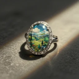 a beautiful ring by studio ghibli