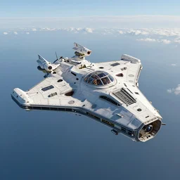 a 3 d render of a spaceship, terragen