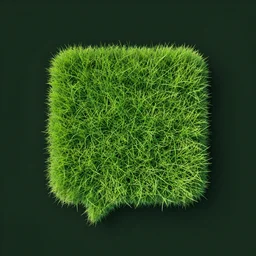 grass in the shape of a square