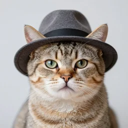 Cat with a hat