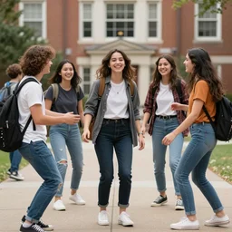 remi arresting all her friends at college. they were being delinquents