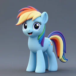 jordan peterson as a my little pony character, 3d render, unreal engine