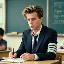 “kindergarten teacher who looks like Iggy Pop, realistic, intricate details, 4K, vintage filter”
