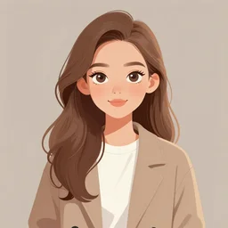 cute girl in style Anna Zhilina trending on ArtStation, deviantart,  stylized portrait H 704