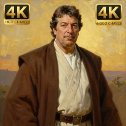 painting of hugo chavez as a jedi master with his robes. art by william adolphe bouguereau. during golden hour. extremely detailed. beautiful. 4 k. award - winning.