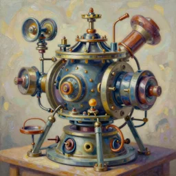 biological machine, intricate oil painting by greg rutkowski, trending on artstation