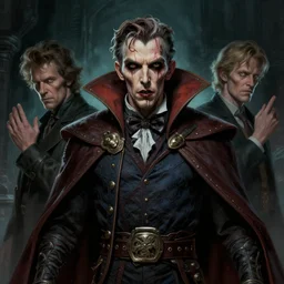 a highly detailed terrifying digital painting of stephen strange, by james gurney, greg rutkowski, by craig mullins
