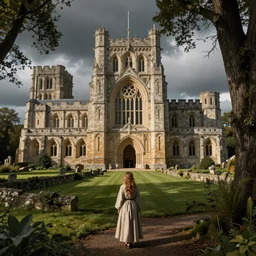 elaborate dense beautiful scene from redwall abbey by brian jacques featuring lisa ann
