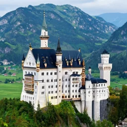 a very tall grand castle in a lush valley surrounded by massive towering mountains, its walls have never fallen and its red flags ever beautiful, built of large heavy white stones, dnd card art, fantasy comics, pen drawing, hyper detailed, extremely complex, hyper realistic, intricate classic art, epic scale, massive size, masterful, great works of the masters, art by rembrandt and leonardo da vinci