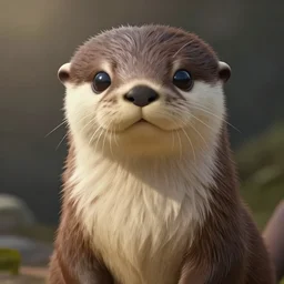an otter pokemon woman