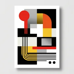 poster as bauhaus style