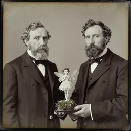 early 1 9 0 0 s potograph of a tiny fairy, daguerrotype, victorian, by robert adamson and david octavious hill and carl curman, masterpiece