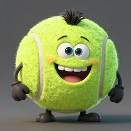 a Jack Black monster tennis ball, chalk, digital art, fantasy, magic, trending on artstation, ultra detailed, professional illustration by Basil Gogos