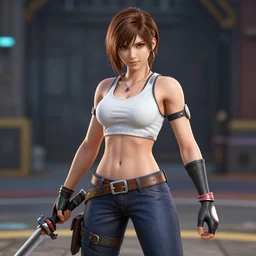 ana de armas as dead or alive 5 game character, by jeremy lipking